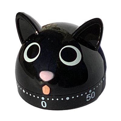 Cosa Nova Black Cat Kitchen Timer