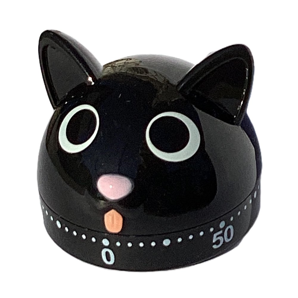 Cosa Nova Black Cat Kitchen Timer