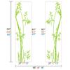 Bamboo Wall Decal Symmetrical Bamboo Vinyl Wall Sticker Wall Graphics 80" H X 42" W view 3