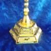 12 Tribes of Israel Jerusalem Temple Menorah Choose from 3 Sizes Gold or Silver (Gold, 8 Inches) view 3
