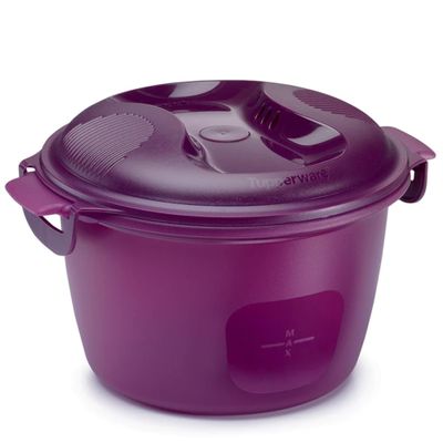 Tupperware Microwave Rice Cooker Purple Large 3L or 12 cup