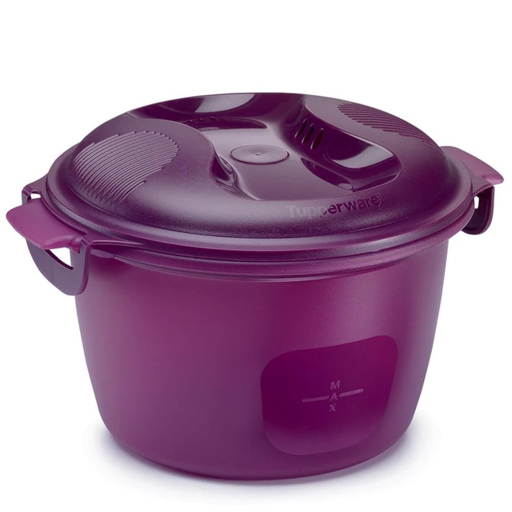 Tupperware Microwave Rice Cooker Purple Large 3L or 12 cup