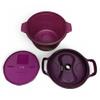 Tupperware Microwave Rice Cooker Purple Large 3L or 12 cup view 2