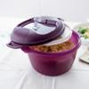 Tupperware Microwave Rice Cooker Purple Large 3L or 12 cup view 3