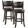 Boraam Augusta Bar Height Swivel Stool, 29-Inch, Cappuccino, 2-Pack view 1