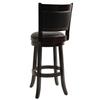 Boraam Augusta Bar Height Swivel Stool, 29-Inch, Cappuccino, 2-Pack view 3