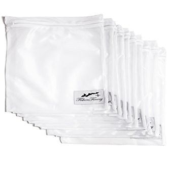 Fishers Finery Multi-Pack Mesh Wash Bag with Zipper Closure; Durable (10 pack)