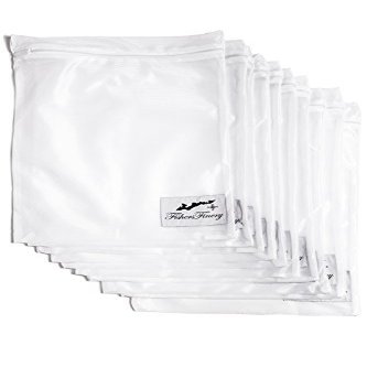 Fishers Finery Multi-Pack Mesh Wash Bag with Zipper Closure; Durable (10 pack)