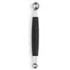 Cat Cora Melon Baller, Professional 18/8 Stainless Steel Dual Blades 10/15-Millimeter for Melon Balls and Garnishes, Ergonomic Soft-Grip Handle view 3