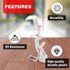 Amazing Drapery Hardware 2.5 Inch Clear Valance Clips for Blinds & Window Shades, 12-Pack - Hunter Douglas WoodMates and Chalet Woods Replacement, Faux Wood & Metal Treatments view 2