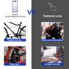 Nulock Keyless Bluetooth Bike/Motorcycle/Gate Lock IP44 Splash-Proof Cycling Lock with 110db Alarm, 0.38" Diameter 31-inch Braided Steel Cable (2025 Version) view 4