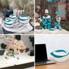 Pinnacle 3 Piece Thermo Dish Hot or Cold Casserole Serving Bowls with Lids Turquoise view 2