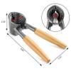 New Star Foodservice 28234 Heavy Duty Pecan and Nutcracker with Wood Handles view 3