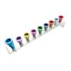 Yair Emanuel Multicolor Cone Shaped Hanukkah Menorah view 3