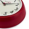 Westclox Retro 1950 Kitchen Wall Clock, 9.5-Inch, Red view 3