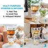 GROSCHE Aberdeen Tea Infuser Teapot & Smart Tea Maker - BPA-Free, Drip-Free Design | Coaster | Easy Brew | Easy Clean Steeper (17.7 oz - 525 ml) view 2