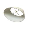 Royal Designs, Inc. Shallow Oval Hardback Lamp Shade, HB-611-12EG, Eggshell, (10 x 6) x (12 x 7.5) x 7 view 2