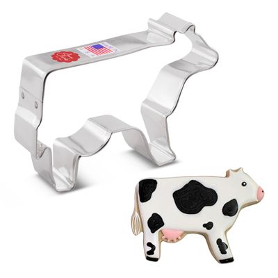 Ann Clark Cow Cookie Cutter Large, 4" Made in USA