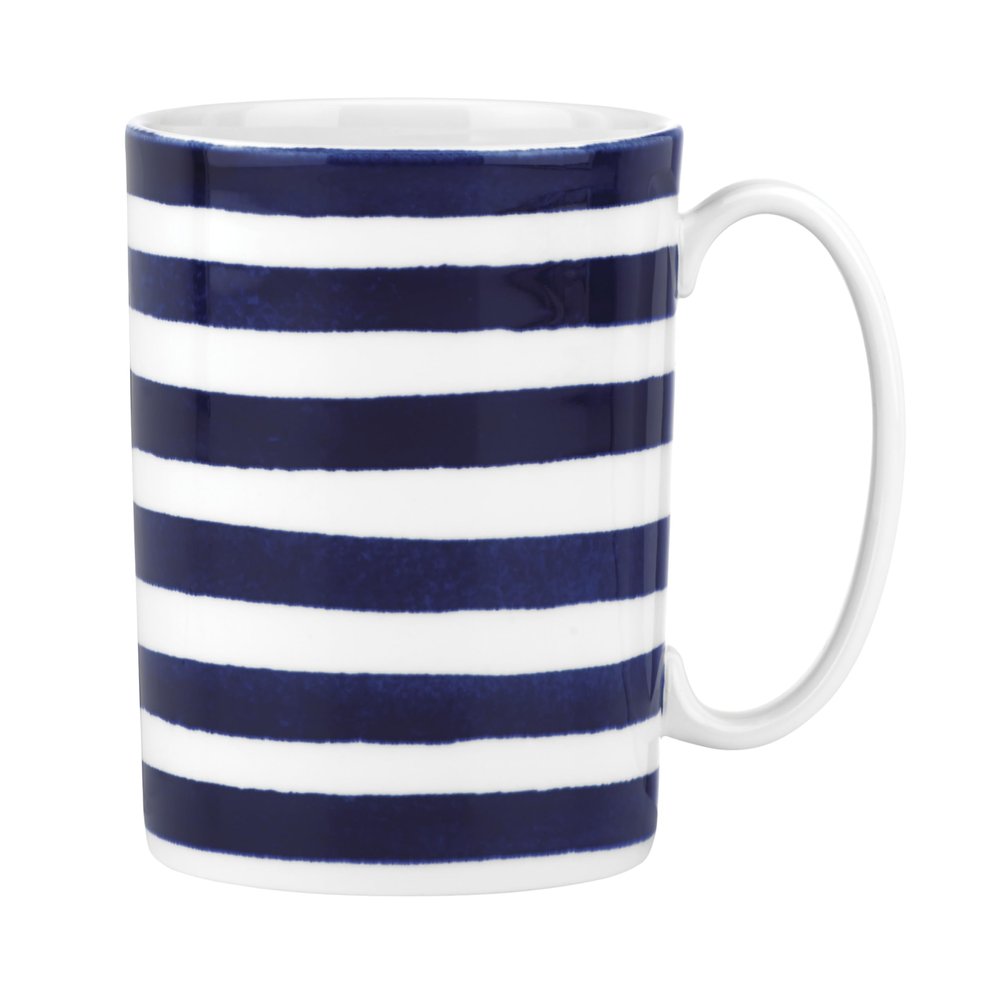 Kate Spade New York Charlotte Street North Mug, 1 Count (Pack of 1), Navy
