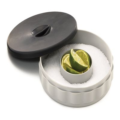 TableCraft Glass Rimmer Set, Gray Plastic Base with Black Rubber Cover, 1 Count (Pack of 1)