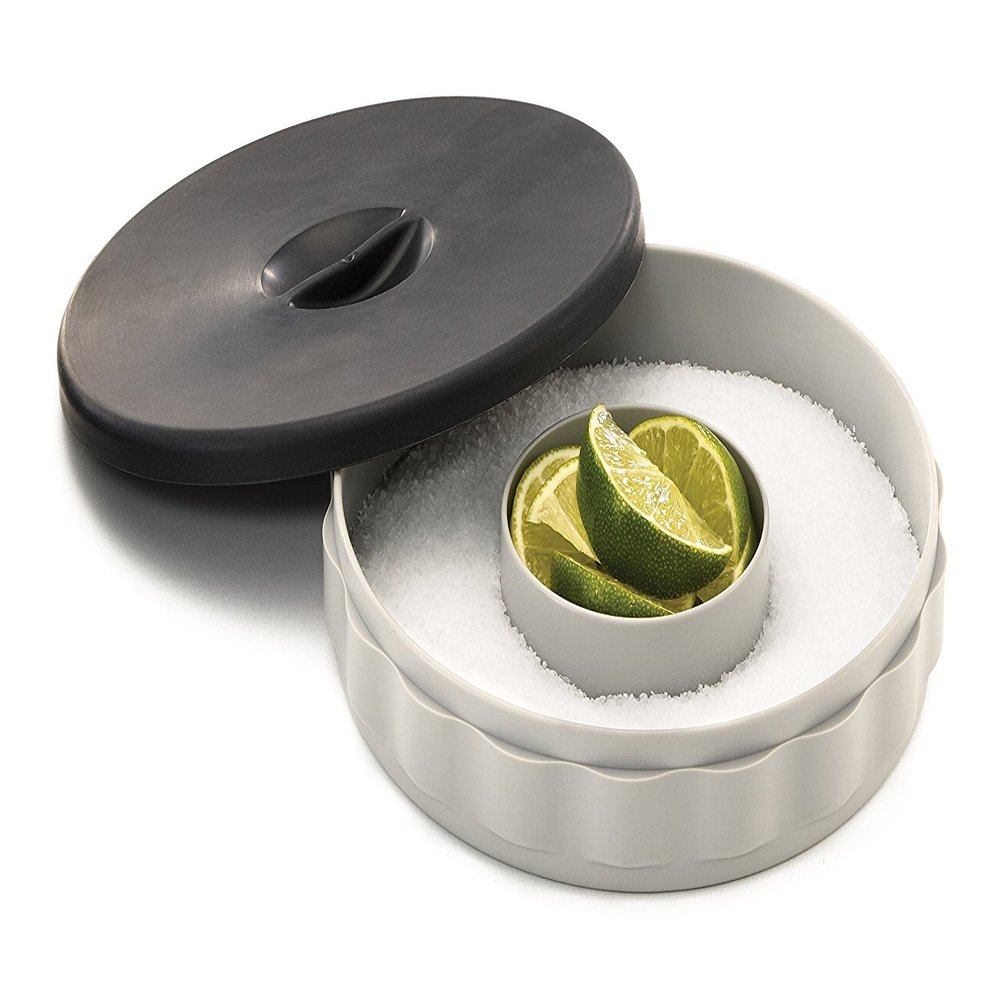 TableCraft Glass Rimmer Set, Gray Plastic Base with Black Rubber Cover, 1 Count (Pack of 1)