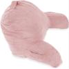 Deluxe Comfort Microsuede Bed Rest - Backrest Pillow with Arms - Bed Rest Pillow - Reading Bedrest Lounger - Sitting Support Pillow - Soft But Firmly-Stuffed Fiberfill - Reading Pillow, Pink view 3