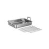 Tramontina 13.5-Inch Stainless Steel Roasting Pan with Rack, Turkey Roaster for Oven, Dishwasher Safe, Made in Brazil view 1