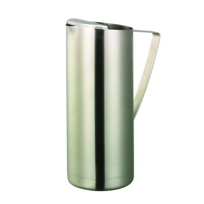 Service Ideas X7025BS Water Pitcher 64oz, SS, Brushed