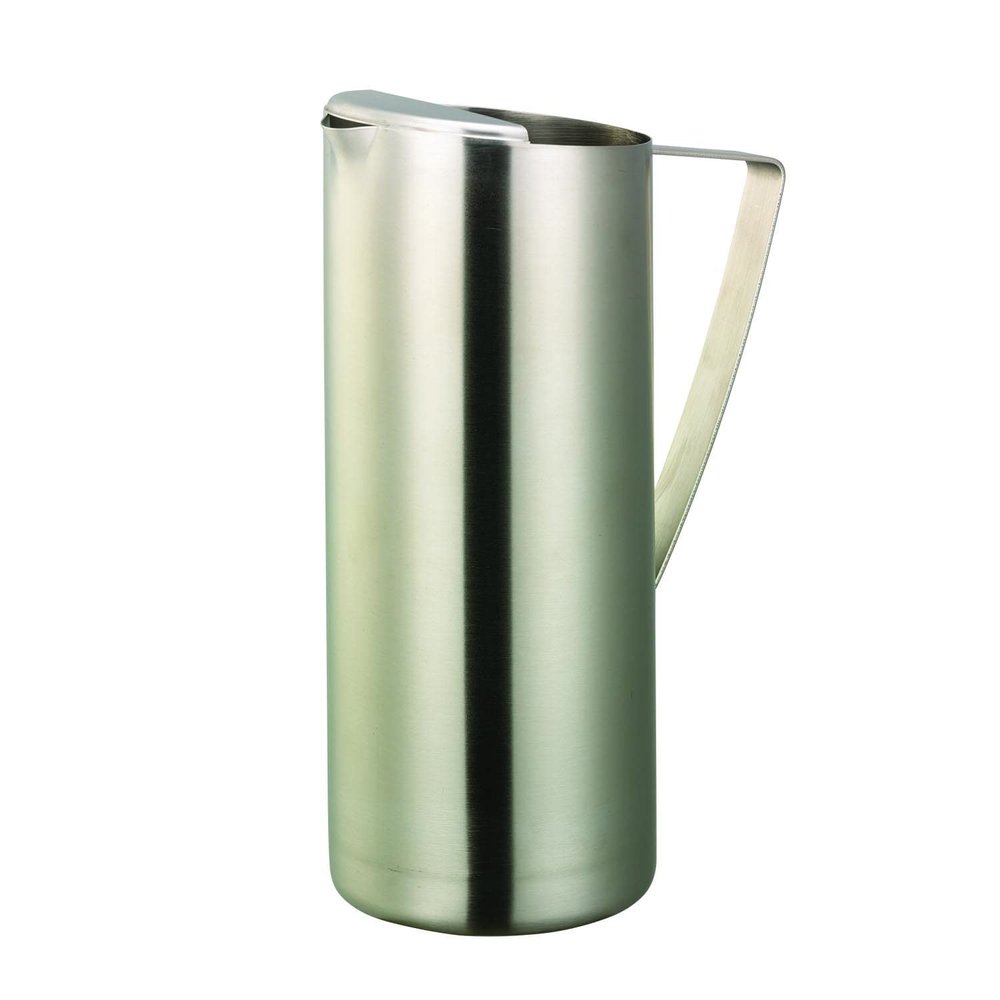 Service Ideas X7025BS Water Pitcher 64oz, SS, Brushed