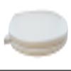 Comfort Seats C1010TK00 Plastic Round Closed Front with Cover view 2