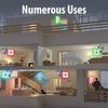 Fosmon WaveLink Wireless Door Chime with 500 Feet Range, 58 Tunes, 5 Volume Levels & LED Indicators for Home/Business/Office (1 Receiver + 2 Sensors) view 4