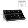 Mind Reader Cup and Condiment Station, Countertop Organizer, Coffee Bar, Kitchen, Stirrers, 17.875"L x 9.5"W x 6.625"H, Black view 3