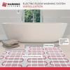 Warming Systems - 35 Sqft 120V Electric Radiant Floor Heating Mat  Includes Heating Mat, Programmable Thermostat, Thermostat Floor Sensor, Installation Monitor and Under Tile Heater view 3