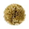 Allydrew 12" & 8" Set of 5 Tissue Pom Poms Party Decorations for Weddings, Birthday Parties Baby Showers and Nursery Dcor, Gold & Polka Dots view 2