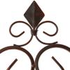 Scrollwork Candle Wall Sconce Duos (Fleur-De-Lis) view 4