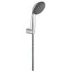 GROHE Vitalio Start 100 - Wall Holder Hand Shower Set (Rain Spray Hand Shower 10 cm with Water Saving Technology and Anti-Limescale System, Wall Shower Holder, Shower Hose 1.75 m), Chrome, 27944000 view 1