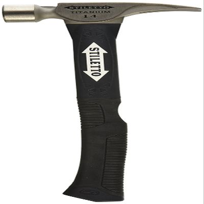 Stiletto TI14SC-F 14 oz Ti Smooth Face with Curved Poly-Fiberglass Handle, 16"