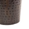 Deco 79 Metal Tall Floor Mediterranean Style Vase with Hammered Details and Handles, 12" x 12" x 32", Brown view 4