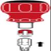 PB Swiss Tools SwissGrip Stubby Universal Bit Holder PB 8452.M-10 CN | 100% Swiss Made | for PrecisionBits C6 and E6 (1/4"), Mechanics' Tools (PB 8452.M-10) view 4