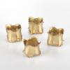 Saro Lifestyle Classic Design Napkin Rings (Set of 4), Gold, Set of 4 view 1