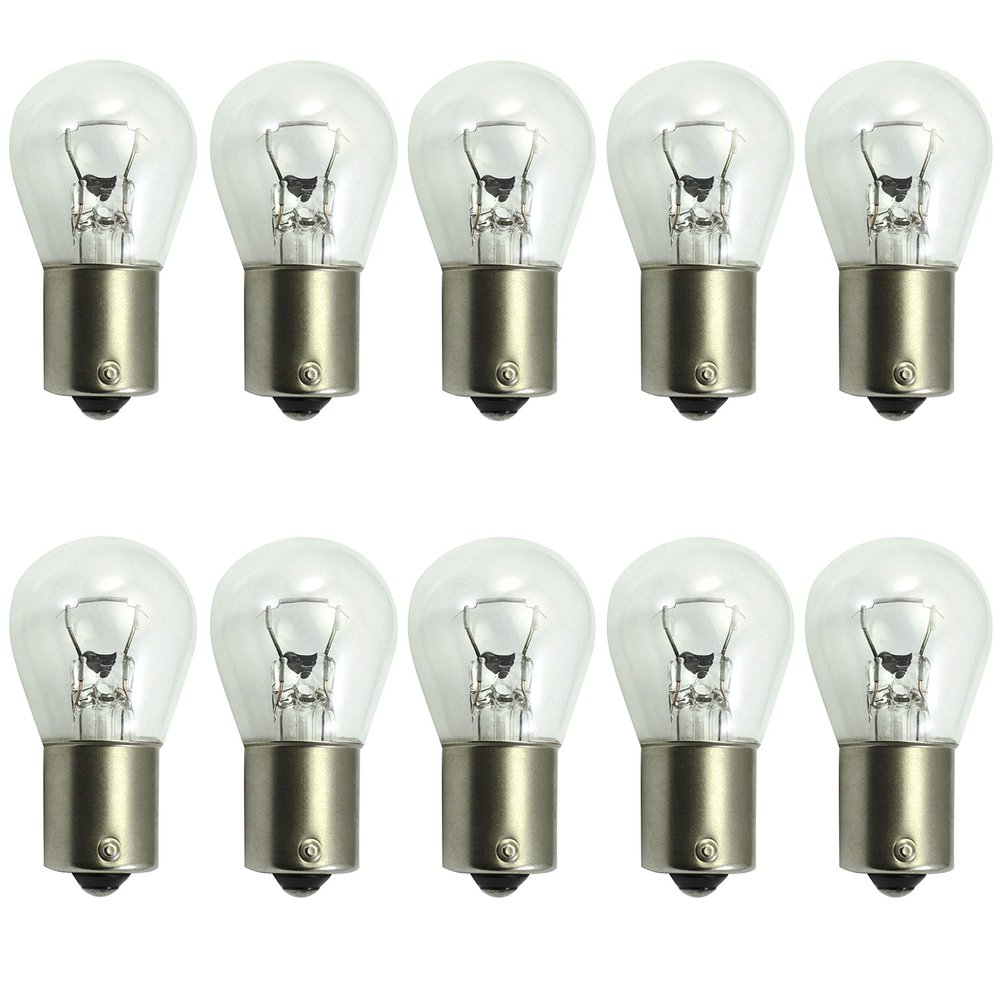 Diximus Pack of 10 Bulbs 1141 S8 Low Voltage Landscape Light Bulbs 12V 18W BA15s Bayonet 18W Lamp