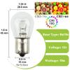 Diximus Pack of 10 Bulbs 1141 S8 Low Voltage Landscape Light Bulbs 12V 18W BA15s Bayonet 18W Lamp view 4