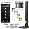 Lampat Dimmable LED Desk Lamp, 4 Lighting Modes (Reading/Studying/Relaxation/Bedtime), 5-Level Dimmer, Touch-Sensitive Control Panel, 1-Hour Auto Timer, 5V/1A USB Charging Port, Piano Black view 3
