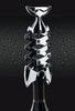 BarCraft Lazy Fish Corkscrew and Bottle Opener, Stainless Steel Wine Opener, 16.5 x 7.5 x 4.5cm, Silver view 2