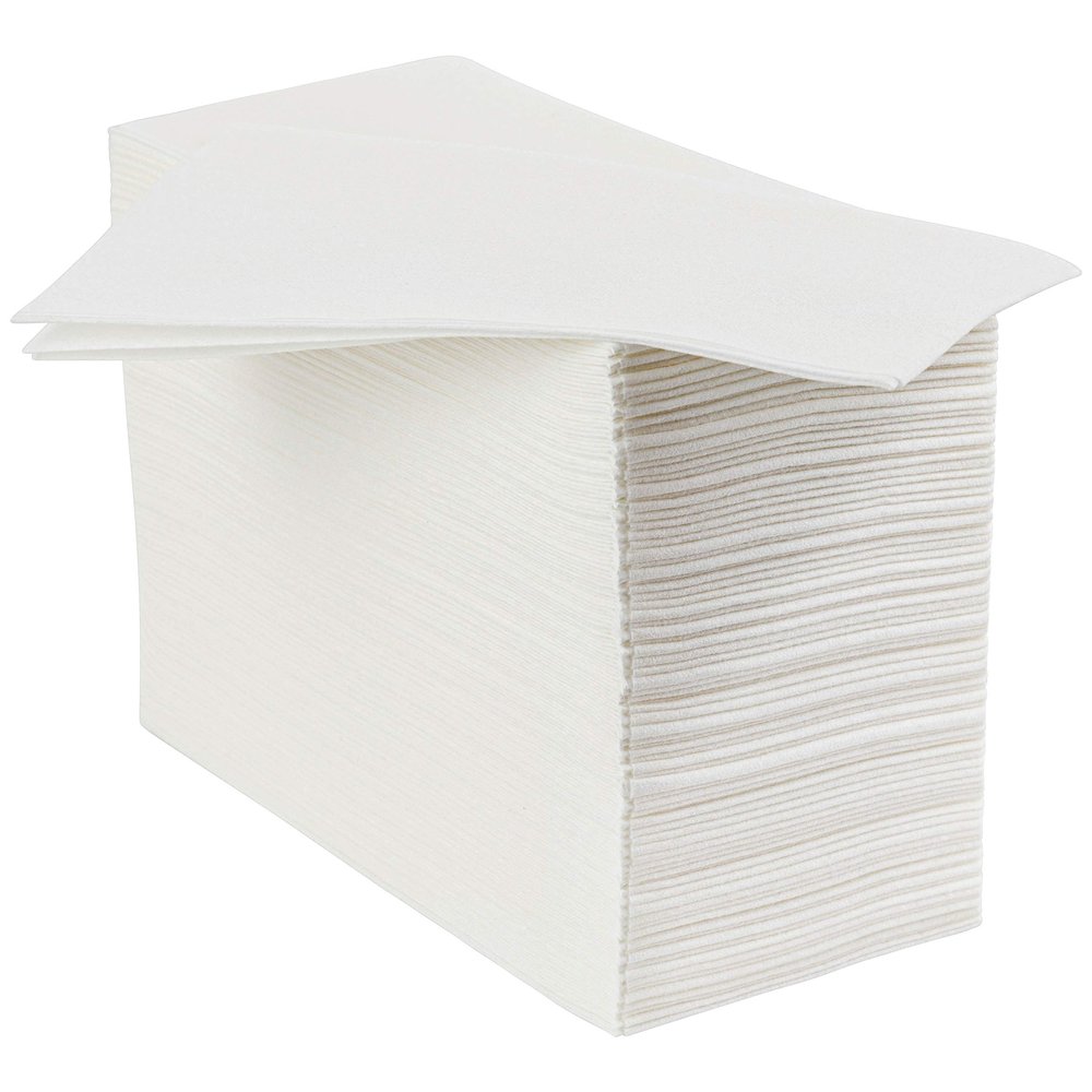 Disposable Guest Towels 200 Pack White Dinner Napkins - VALUE SIZE - Elegant, Super Soft & Absorbent - Dining, Weddings, Entertaining, Hand Drying In Powder Room & Bathroom. Made In USA