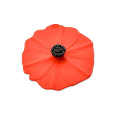 Charles Viancin - Poppy Silicone Lid for Food Storage and Cooking - Airtight Seal on Any Smooth Rim Surface - BPA-Free - Oven, Microwave, Freezer, Stovetop and Dishwasher Safe (Drink Covers)