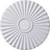 Ekena Millwork CM20SH 19 3/4"OD x 1 3/8"P Shakuras Ceiling Medallion (For Canopies up To 5"), White view 1