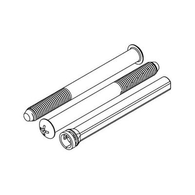 Kwikset 81691-26 Thick Door Screw Pack for Single Cylinder Deadbolts Bright Chrome Finish