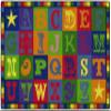 Flagship Carpets Early Blocks Colorful ABC Alphabet Children's Rug for Classroom or at Home Educational Learning Area, Playroom, Kid's Bedroom Mat, 3' x 5', Multi-Color view 1