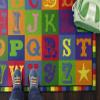 Flagship Carpets Early Blocks Colorful ABC Alphabet Children's Rug for Classroom or at Home Educational Learning Area, Playroom, Kid's Bedroom Mat, 3' x 5', Multi-Color view 2